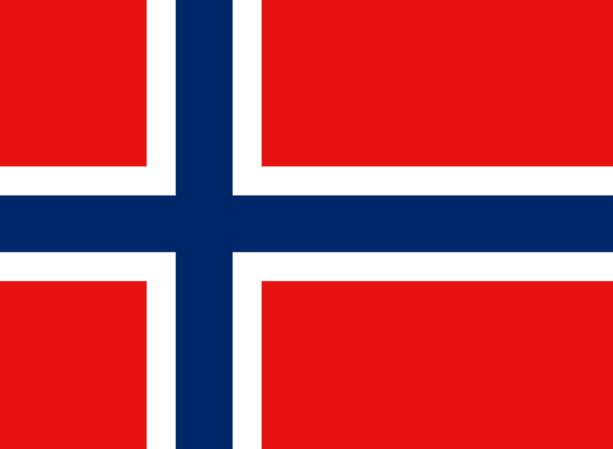 Norway Flagfor opening kios page